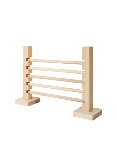 Hangfox Ahşap Kedi Tavşan Egzersiz Engeli, Yüksekliği Ayarlanabilir, Stüdyo Oyun Eğitimi Oyuncak, Dayanıklı Tabanlı Hareket Enstrümanı