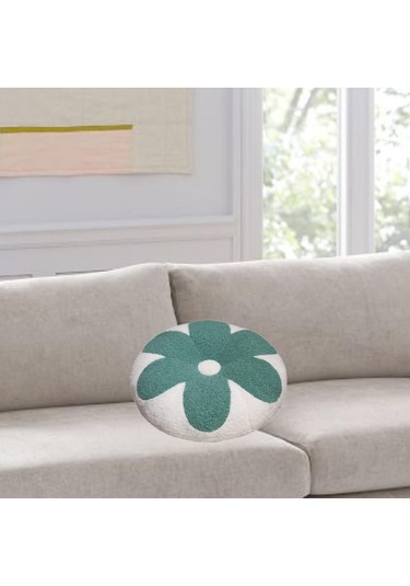 Suntek Meditasyon Yastığı 17.7inch Yoga Için Mat Koyu-yeşil Koyu Yeşil