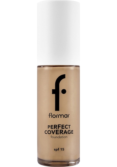 Flormar Perfect Coverage Yoğun Kapatıcı Su Bazlı Fondöten (Soğuk Alt Ton) -108 Honey -8682536058285