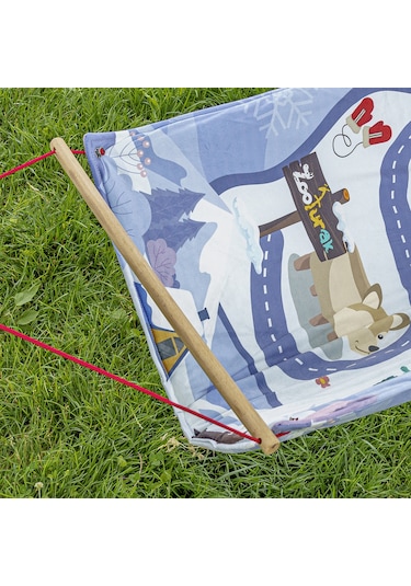 Zooturak Çocuk Hamak Sibirya Kurdu Husky Renkli