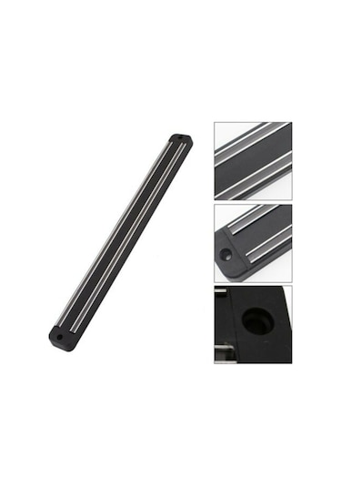 Paslanmaz Mıknatıslı Duvar Bıçak Askısı Standı 33Cm