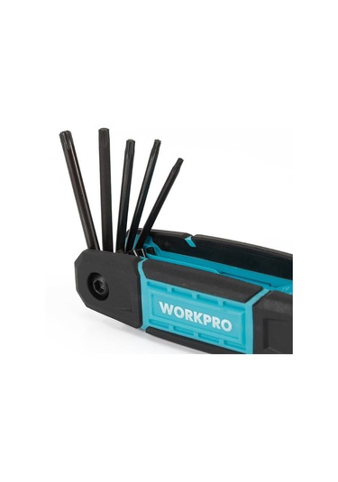 Workpro Wp222030 8 Parça Cr-v Çakı Tipi Torx Profesyonel Allen Anahtar Takımı