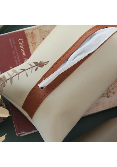 Altın Işık Lüks Asılı Doku Tutucu Kılıf Kutusu Pu Deri Ev Araba Havlu Peçete Kağıtları Dağıtıcı Tutucu Kutusu Kasa Masa Dekorasyonu