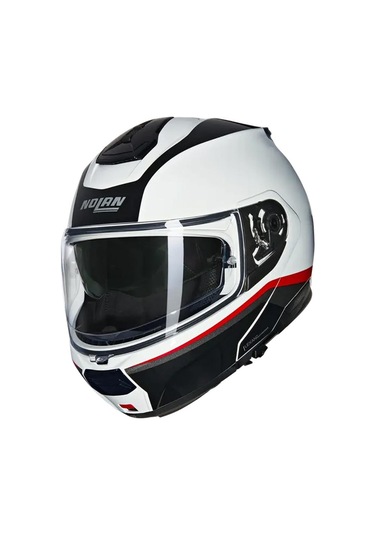 Nolan N100-6 Incognıto 344 Çene Açılır Kask Beyaz