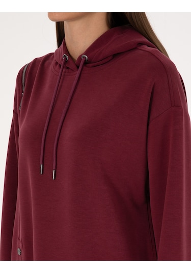 Pierre Cardin Kadın Vişne Sweatshirt 50309057-vr223 Vişne