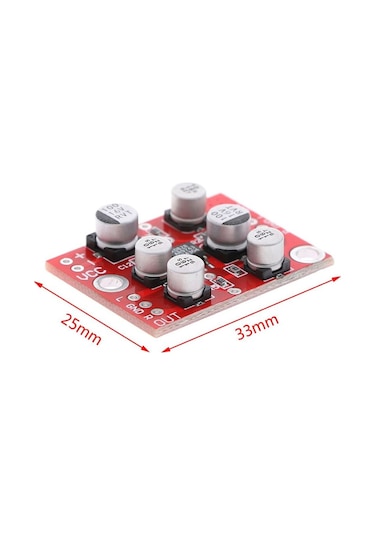 Ad828 Preamp Modül Ses Yükseltici Amfi Stereo Mikrofon Gitar Enstrüman Ses Video Sinyal Ön