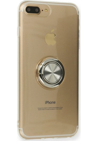Fitcase Iphone 7 Plus / 8 Plus Kilif Gross Ring Seffaf Arka Kapak 514447573