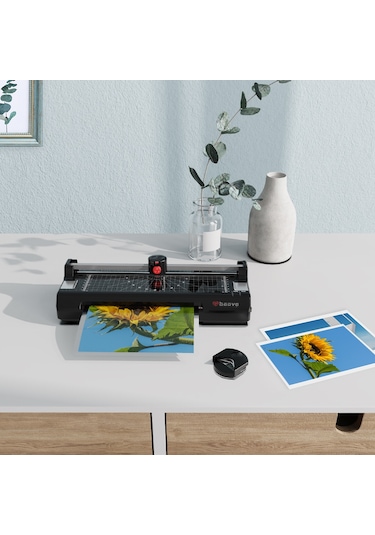 Baove OCW380 Laminasyon Makinesi - A3, A4, A5, A6 - Laminasyon Kaplama ve Kağıt Kesme Makinesi