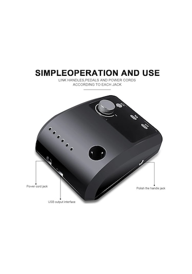 Jialan 45000rpm Elektrikli Tırnak Matkap Makinesi Çivi İçin