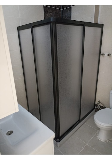 Teknesiz Mika Duşakabin Siyah Profil Siyah