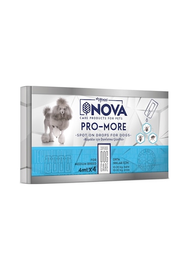 Mydog Nova Orta Irk 10-30 KG Köpek Damlası 4 x 4 ML