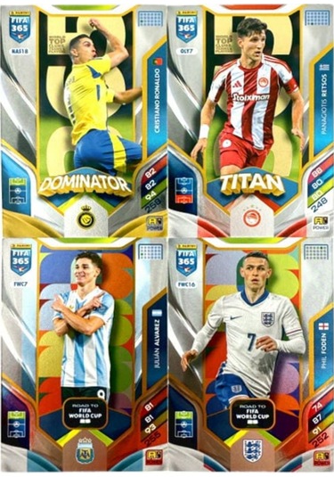 Panini Fifa 2026 Premium 4 Paket - 40 Kart 24 Core 4 Fans 4 Power 4 Jewel 4 Limited Edition