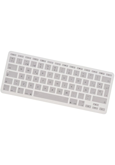 Homyl 11 Inç Macbook Için İspanyolca Fonetik Klavye Beyaz