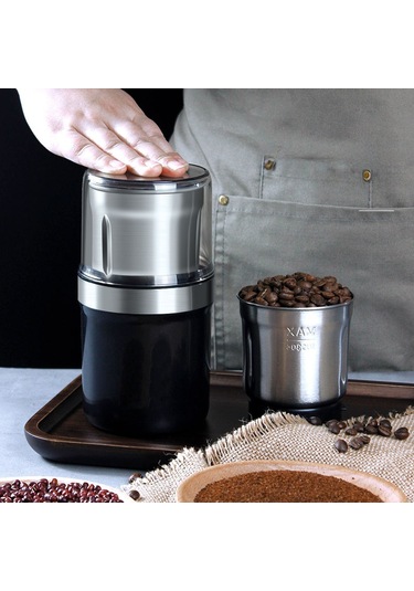 Reedark Evde Kullanım İçin Taşınabilir Şarjlı Elektrikli Kahve Değirmeni - Paslanmaz Çelik Gövde, Eşit Değirme Fonksiyonu Klasik Model - Küllük Çıkarılamaz Diğer