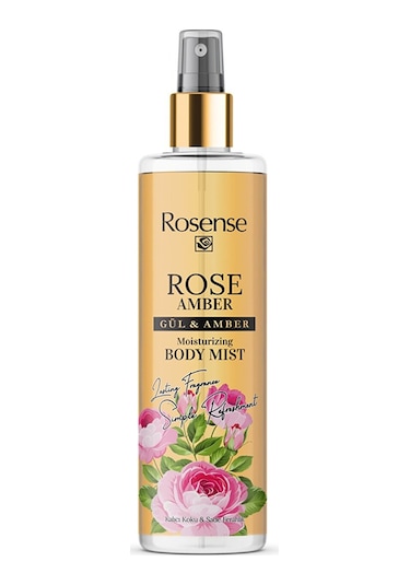 Rosense Gül & Amber Kokulu Body Mist Vücut Spreyi 200 ML