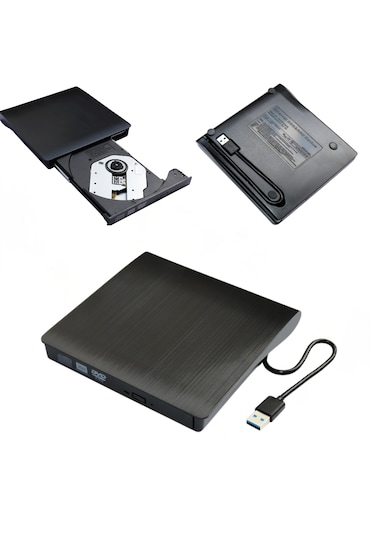 Harici Usb 3.0 Dvd Rw Sürücü Tak Çalıştır Windows Mac Uyumlu