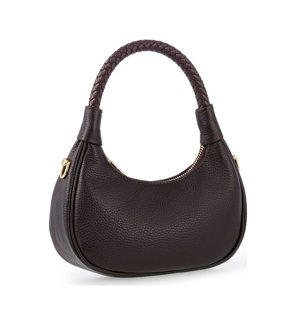 Bilik Deri Mini Kahve Kadın El Çantası Blm 7560-r Kahverengi