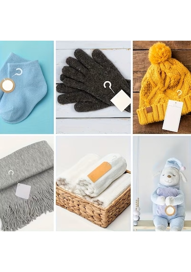Şeffaf Standart Kancalı 4,5cm Etiketleme Ve Asma Kılçığı 500adet