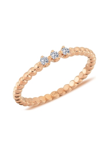 Lova 0,08 Karat Pırlanta Tria Yüzük - 1010262
