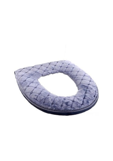 Kosona Yumuşak Plüsh Tuvalet Koltuk Örtüsü: Isı Sağlar, Yıkabilir, Dayanıklı, Renkli Seçenekler Gri Diğer