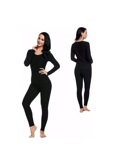 Kota Kadın Termal Alt Üst Takım - 2007-2001 Siyah