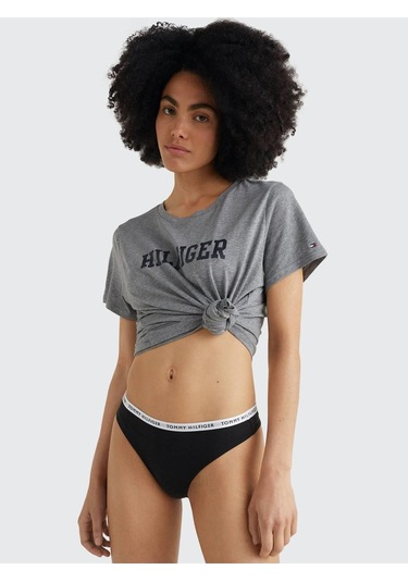 Kadın 3'lü Tanga Seti-10768 Siyah-siyah-siyah