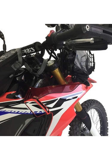 GP Kompozit Honda CRF250 Rally 2017-2020 Uyumlu Sağ Sol Rüzgarlık Şeffaf