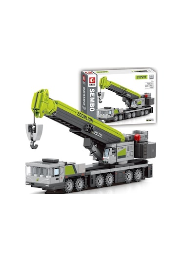 Sembo Block 705101 Mini Vinç Kamyonu  Yapı Blokları