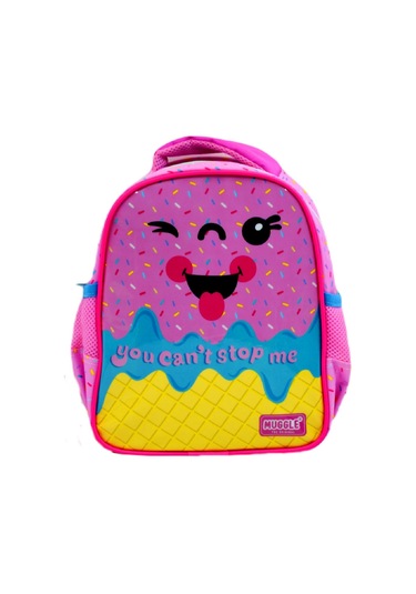 Muggle Tek Bölmeli Pink Ice Cream Anaokulu Sırt Çantası Mu-8676
