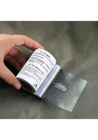 Tpu Şeffaf Kendinden Yapışkanlı Naylon Onarım Bandı - Çadır, Yağmurluk, Şişme Ürünler İçin Su Geçirmez Tamir Yapışkanı Çok Renkli Çok Renkli