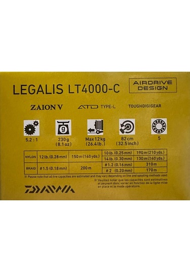 Daiwa Legalis 23 Lt 4000 C Spin Olta Makinesi