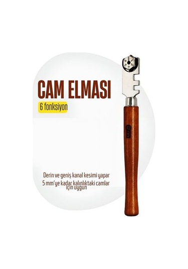 Elmas Cam Kesici - Kalem Tipi Cam Kesici Cam Kesme Elması