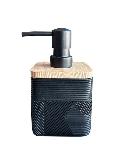Primanova Madera Sıvı Sabunluk Siyah Ev D-21030