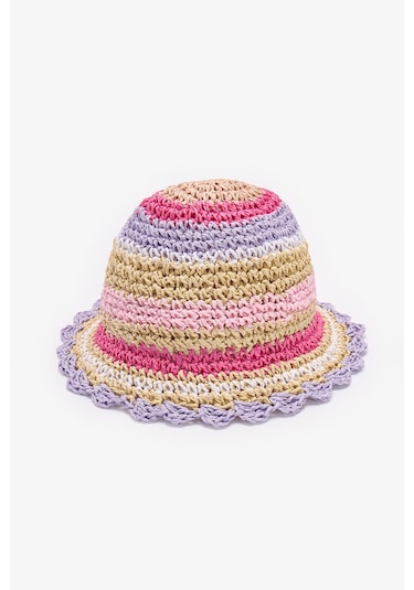 Penti Renkli Kız Çocuk Colorful Şapka Çok Renkli