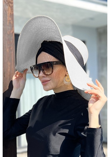 Remsa Mayo Büyük Boy Hasır Şapka Beyaz Rş-21 Beyaz