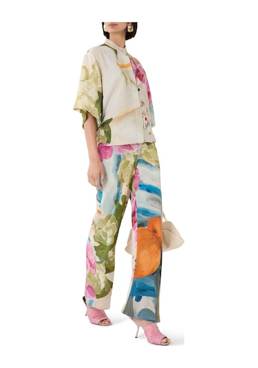Acler Rigs Pants, Flare Kesim Şık Kadın Pantolon Çok Renkli
