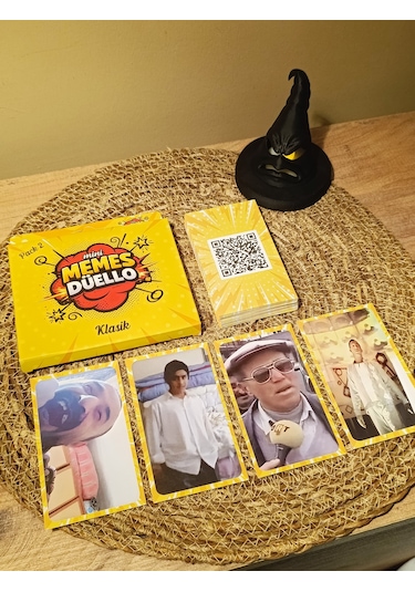 Memes Bulmaca Kutu Oyunu Klasik 2. Model - Kese Hediyeli - Eğlenceli Grup & Parti Oyunu