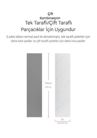 Jeyı M.2 2280 Ssd Soğutucu Çift Kombinasyon Yüksek Performans