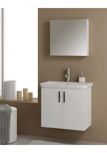 Ece Banyo Slim Smart 60 Cm Banyo Dolap Seti 22Sss028060E