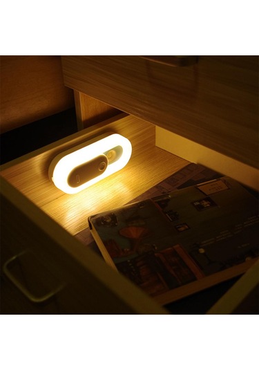 Homyl Led Pır Hareket Sensörü Gece Işığı Lambası Yeşil Yeşil Çok Renkli