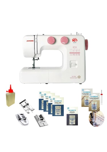 Janome 311PG Dikiş Makinesi + Ayak Ve İğne Seti