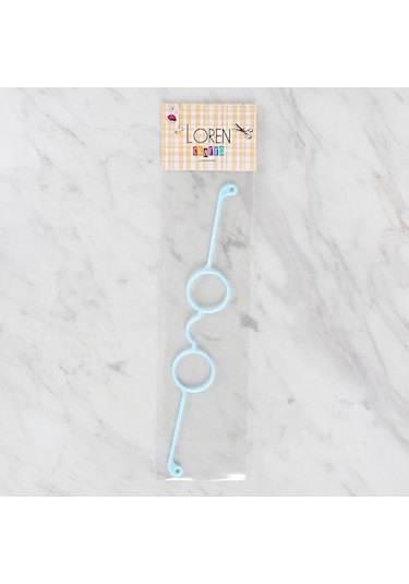 Loren Plastik Amigurumi Gözlük Mavi
