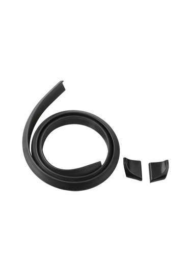 Wezone Evrensel Araç Spoiler - Karbon Fiber Desenli, Mat Siyah, 150x3.5 Cm Boyutunda