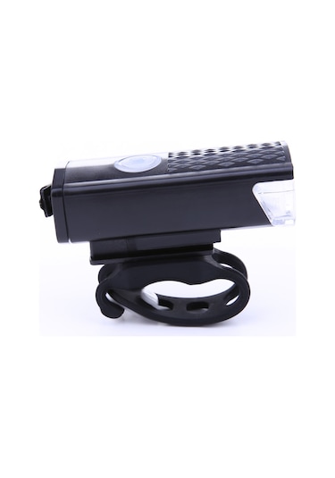 Usb Şarjlı Bisiklet Ön - Arka Far Stop Lambası Seti Çok Renkli