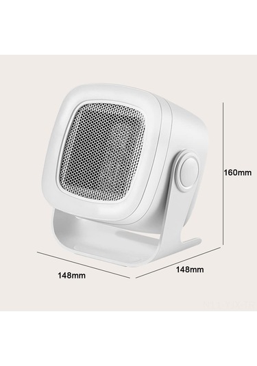 Geekyou Masa Üstü Taşınabilir Hızlı Isıtıcı - Ofis, Yatak Odası Ve Banyo İçin Kompakt Fanlı Isıtıcı 800w