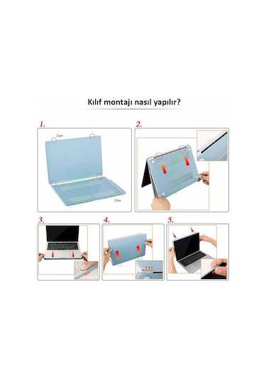 Codegen 13" Apple Uyumlu MacBook Air A1932 A2179 Lacivert Kılıf Koruyucu Kapak Cmat-133db