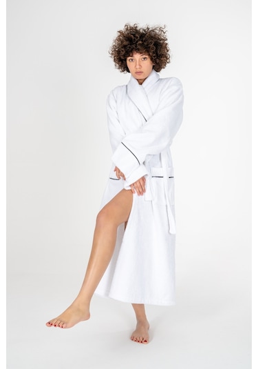 Cotton Box Classic Bornoz Seti Mahur Beyaz Unisex L/xl Beyaz