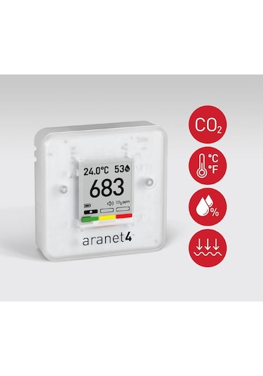 Aranet4 Home Co2 Hava Ölçüm Isı Monitörü