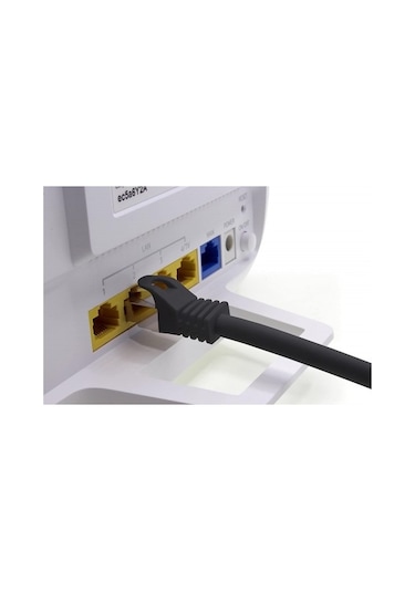 Irenis CAT7 Kablo S/FTP LSZH Ethernet Network Lan Ağ Kablosu 1 M-Siyah