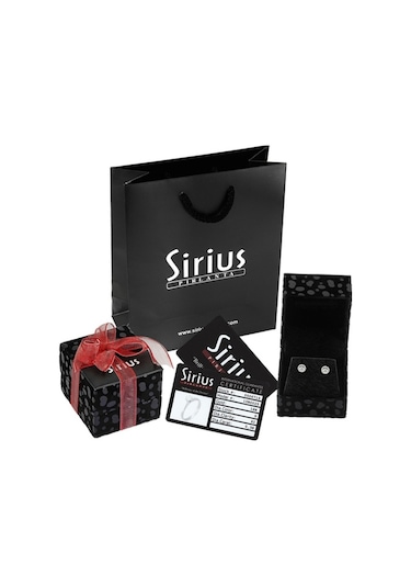 Sirius Pırlanta Ve Oval Zümrüt Taşlı Hare Küpe  0823E0023